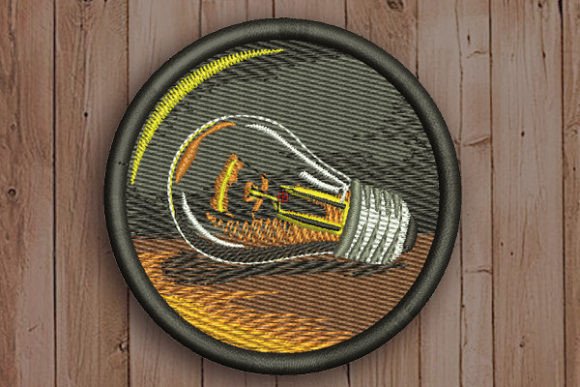 Bulb: A Thoughtful Embroidery Design for Meaningful Personalized Gifts