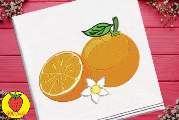 Cute Orange and Flower Embroidery Review
