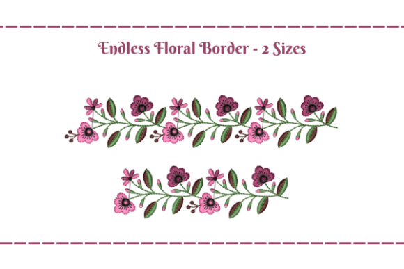 Garden Border: A Timeless Embroidery Border for Meaningful Gifts