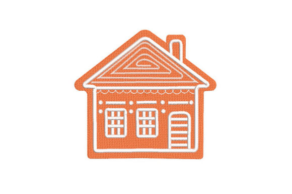 Gingerbread House with a Pattern