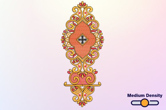 Golden Paisley Motif