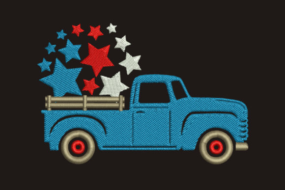 Patriotic Truck Embroidery Design: A Seasonal Product Review