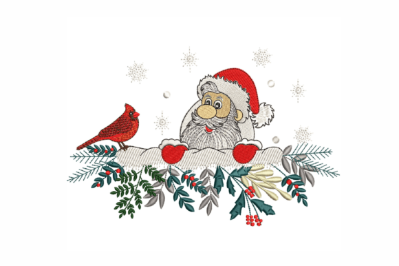 Santa and Cardinal: A Seasonal Embroidery Review