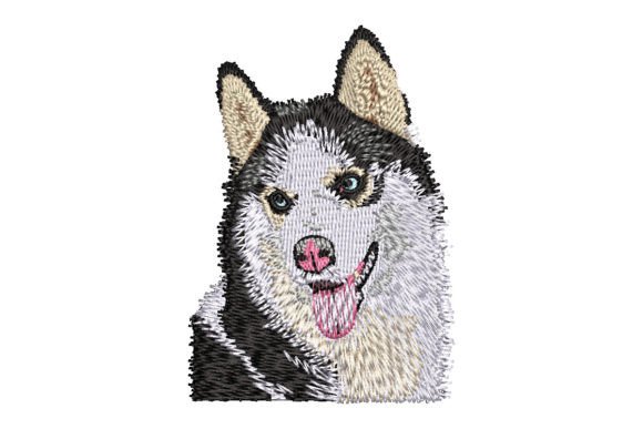 Siberian Husky Embroidery Design Review